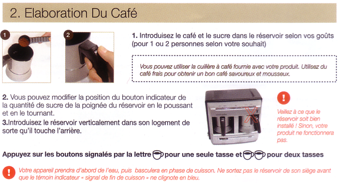 elaboration du café turc