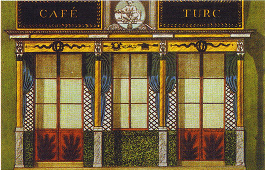 un café Turc très populaire à Paris
