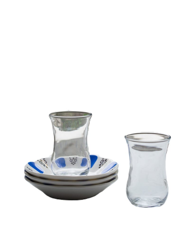 1 Set Service À Thé Turc Tasse Avec Soucoupe Et Cuillère Fantaisie