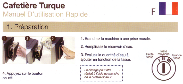 Machine à Café Turc électrique Profilo (modèle Digital) - Couleur Violette